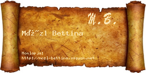 Mözl Bettina névjegykártya